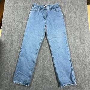 WOOLRICH Womens Dark Denim Jeans Lined Size 6 Straight Leg Warm Winter